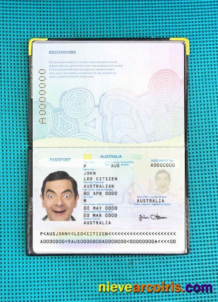 Australian standard passport photolook